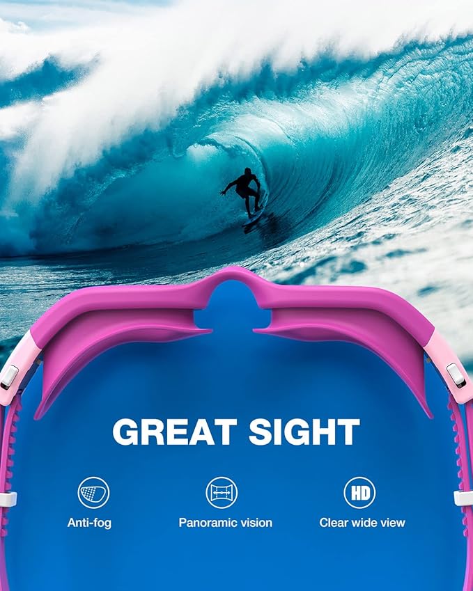 ZIONOR Swim Goggles, G1 SE Swimming Goggles Anti-fog for Adult Men Women-StrideForce Fitness