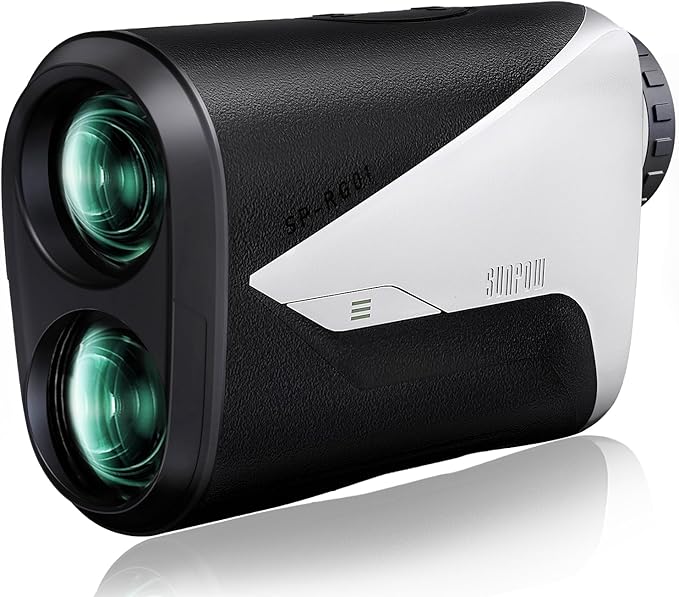 SUNPOW Golf Rangefinder with Slope -1000 Yards Range Finder with Flag Pole Locking Vibration-7X Magnification Rechargeable Golf Range Finders for Hunting-StrideForce Fitness