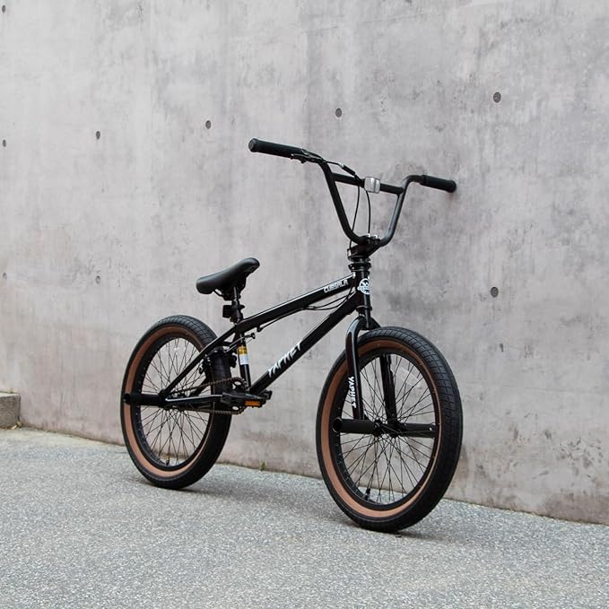 Freestyle BMX Bike, 20 Inch Yaphet Bicycle for Teen Beginner and Adult Riders, Bike with Hi-Ten Steel Frame, Multiple Colors-StrideForce Fitness