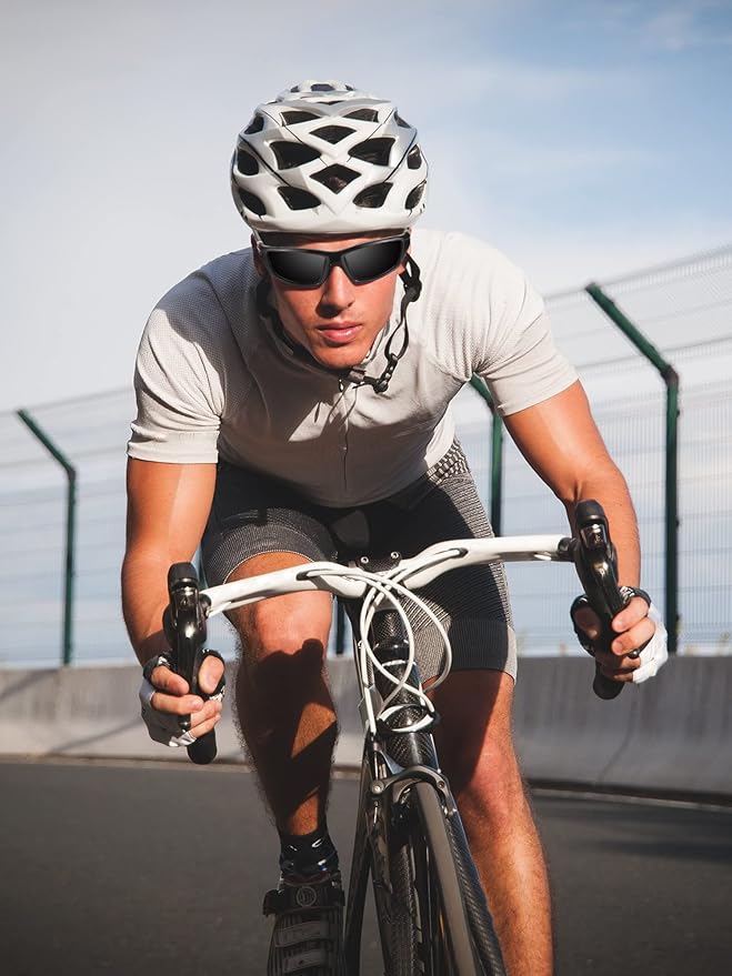 Frienda 6 Pack Polarized Sport Sunglasses for Men Multipack Fit over Glasses Pack Lot Set Men's Sport Fishing Eyeglasses-StrideForce Fitness