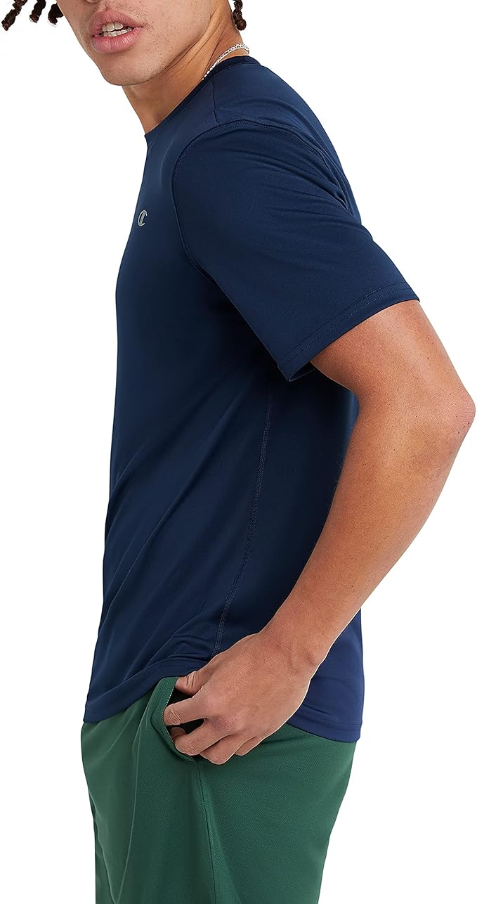 Champion Men's T-shirt, Sport Tee, Moisture Wicking, Anti Odor, Athletic T-shirt for Men (Reg. Or Big & Tall)-StrideForce Fitness