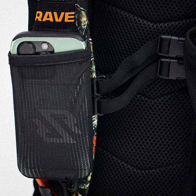 RAVERUNNER® Dino Festival Water Backpack - Dual Chamber Hydration - 3L Insulated Water Backpack for Raves, Festivals, Hiking, Running - Festival Hydration Pack for Hydration Backpack Rave-StrideForce Fitness