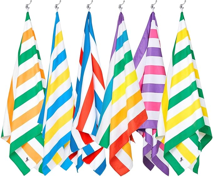 Dock & Bay Quick Drying Towel - for Sports & Gym - Compact, Lightweight - 100% Recycled - Includes Bag - Cabana Light - Malibu Pink, Double Extra Large (180x200cm, 70x78)-StrideForce Fitness