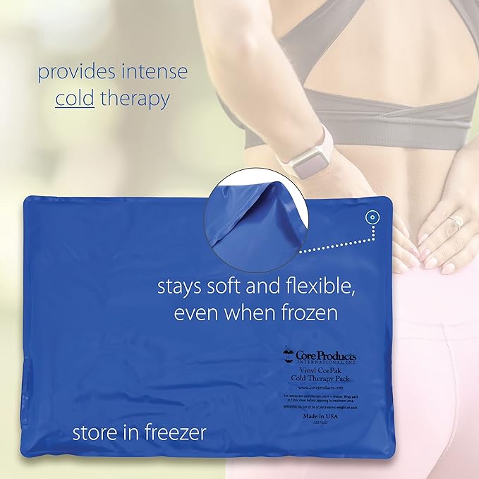 Core Products Flexible Vinyl Intense Cold Therapy Pack (12.5 x 18.5 (XLarge))-StrideForce Fitness