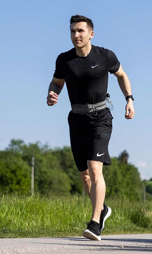 Fitgriff® Running Belt for Men & Women - Secure Jogging Pouch for Phone, Keys & Essentials - For All Cell Phones-StrideForce Fitness