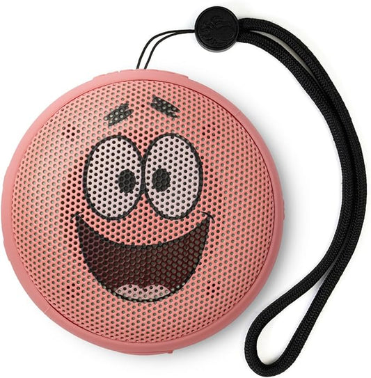 Speaqua Cruiser Patrick from Spongebob, Waterproof Bluetooth Speaker, Small Portable Bluetooth Speaker, Beach Accessory, Portable Outdoor-StrideForce Fitness