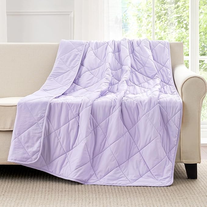 Cozy Bliss Cooling Throw Blanket for Hot Sleepers, Q-Max 0.4 Cooling Comfort 50x70, Cold Blankets for Night Sweats Sleeping, Ultra-Cool Lightweight Breathable Summer Blanket for Bed Travel-StrideForce Fitness