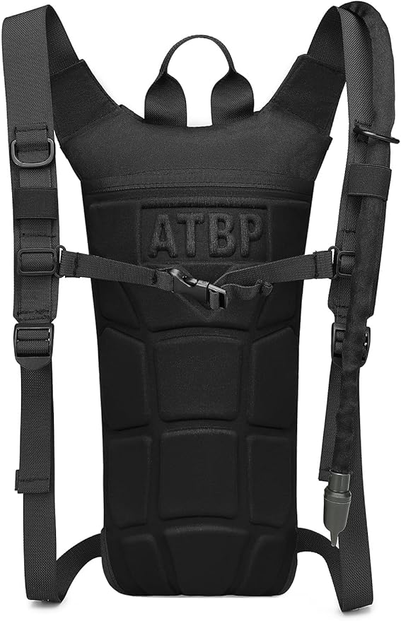 ATBP Tactical Water Hydration Pack Military 3L Water Bladder Carrier Backpack Leakproof for Running Jogging Cycling Hiking-StrideForce Fitness