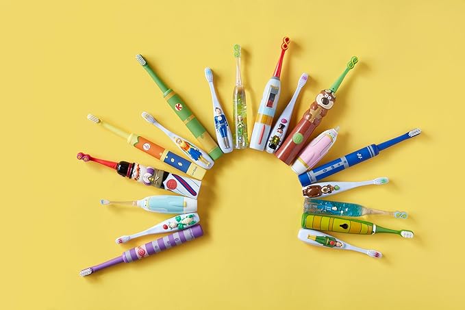 SuperMouth Musical Sonic Toothbrush for Kids Ages 2-12 – 4 Fun 2-Min Songs, Built-in 2-Min Timer with Auto Shut-Off, Gentle Sonic Vibrations, Includes Augmented Reality to Teach Proper Brushing