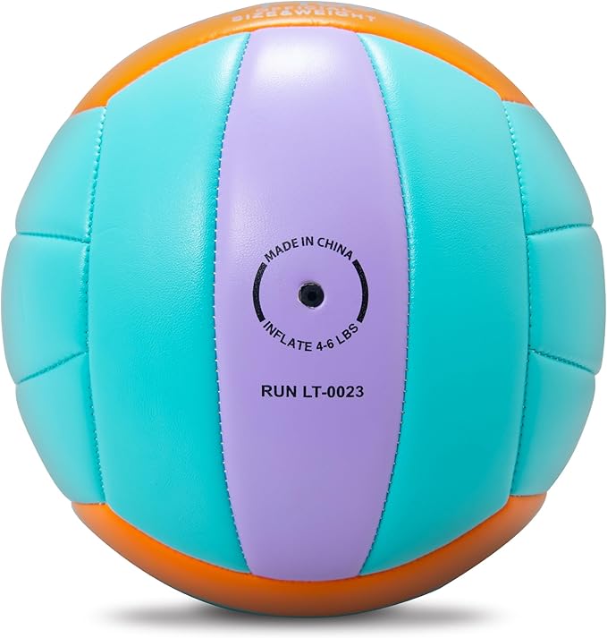 Beach Volleyball Official Size 5 Soft Waterproof Volleyball Sand Sports PU Ball for Indoor, Outdoor, Pool, Gym, Training-StrideForce Fitness
