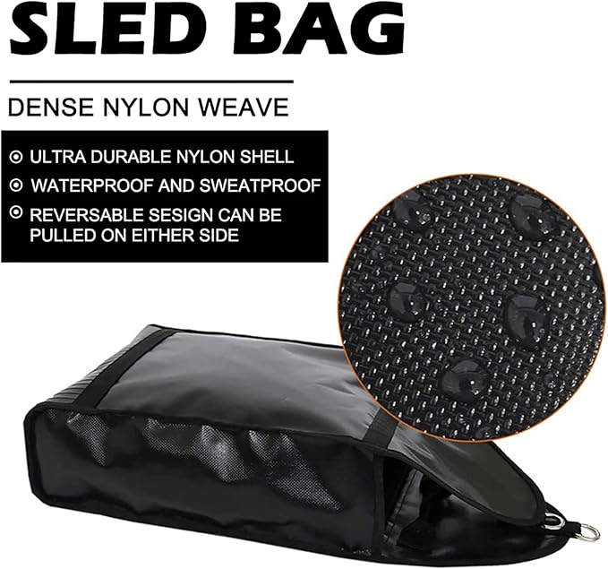 Begonia.K Adjustable Weight Sled Running Speed Training with Adjustable Strap, Sprinter Speed Training with 4 Weight Sandbags-StrideForce Fitness