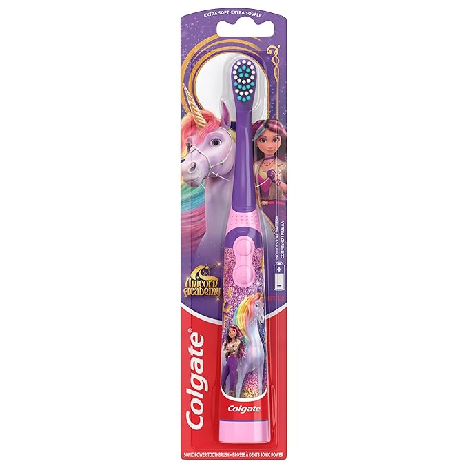 Colgate Kids Battery Powered Unicorn Toothbrush, 1 Ct