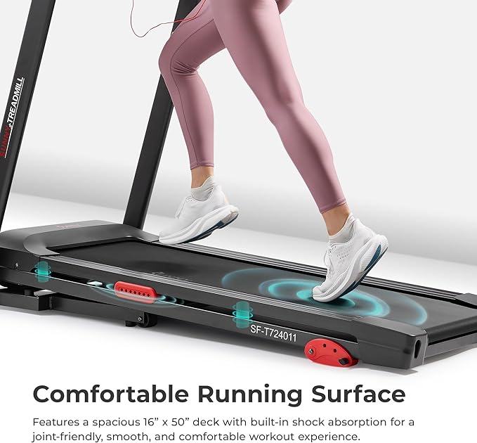 Sunny Health & Fitness Smart Wi-Fi Treadmills-StrideForce Fitness