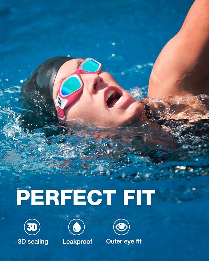 ZIONOR G1 Polarized Swimming Goggles for Unisex Adult Women Anti Fog 100% Anti UV Diving Goggles-StrideForce Fitness