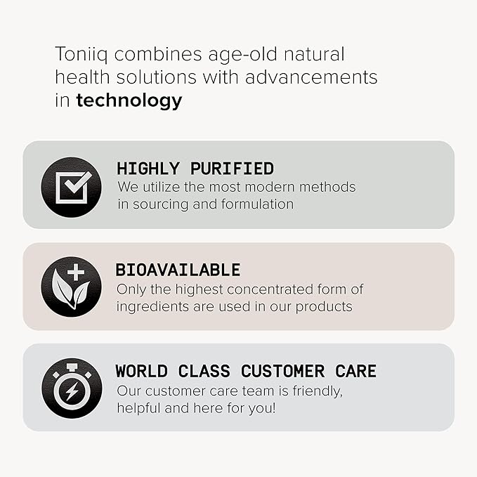 Toniiq 200 Billion CFU Probiotic Supplement 30 Verified Third-Party Tested Strains - Fully Shelf-Stable Probiotics Formula with Prebiotic Blend - Extended Release Capsules-StrideForce Fitness