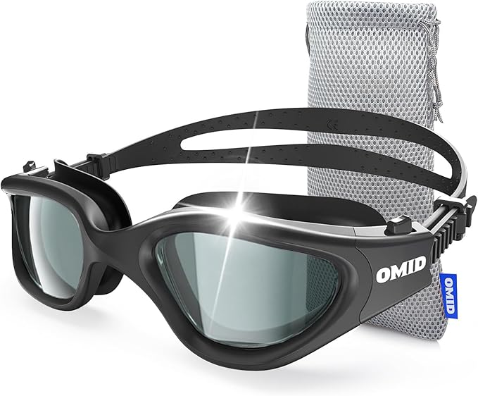 OMID Swim Goggles, P2 Polarized Swimming Goggles for Men Anti-fog Goggles Swimming for Adult Women-StrideForce Fitness