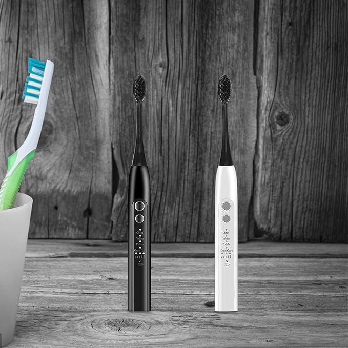 CIYODO 3pcs Replacement Toothbrush Heads Soft Bristles Electric Toothbrush Accessories Fit for Adults and Gentle Oral Care Brush Head Parts for Daily Cleaning