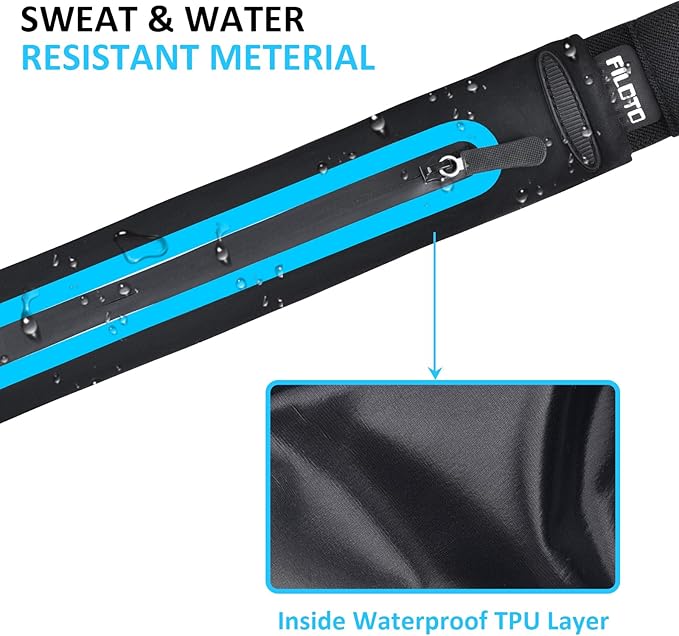 Running Belt Fanny Pack, Running Waist Pack for Women & Men USA Patented Hands-Free Reflective Runner Pouch Belt Fitness Workout Bag No-Bounce Adjustable Sport Travel Fanny Pack Cell-StrideForce Fitness