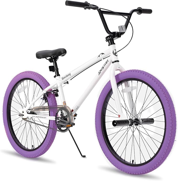 JOYSTAR Brockway Freestyle Kids BMX Bikes 20" 24" Kids Bicycles for 6-14 Years Old Boys Girls and Beginner-Level Riders 2 Pegs Multiple Colors-StrideForce Fitness