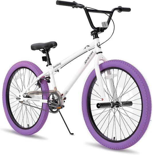 JOYSTAR Brockway Freestyle Kids BMX Bikes 20" 24" Kids Bicycles for 6-14 Years Old Boys Girls and Beginner-Level Riders 2 Pegs Multiple Colors-StrideForce Fitness