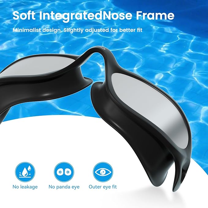 COPOZZ Swim Goggles Adult Women, Swimming Goggles for Women & Men, Anti-Fog No Leaking UV Protection for Adult-StrideForce Fitness