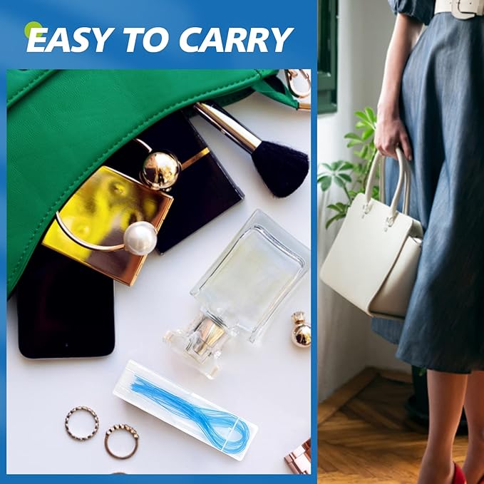 RioRand Floss Threaders, Essential Tool for Maintaining Oral Health with Braces, Bridges, and Implants 200Count (Pack of 4)