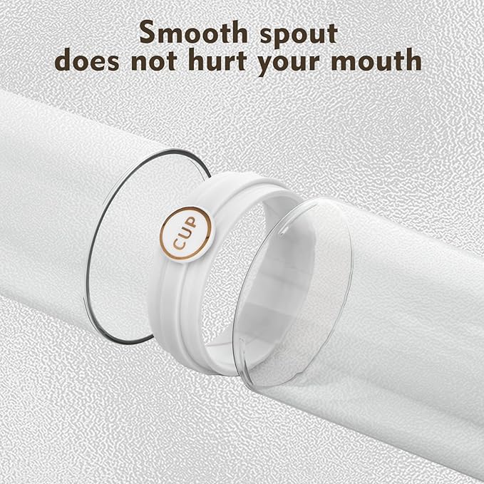 Yeeco Toothbrush Travel Case, 2 pcs Transparent Portable Toothbrush Cover with Mouthwash Cup, Plastic Cylindrical Tooth Brushing Holder for Home School Camping Travelling, 8.1 x 2.6 inches，Clear