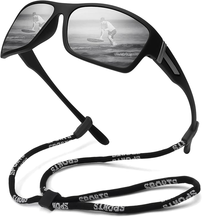 STORYCOAST Polarized Sports Sunglasses for Men Women Unbreakable Frame Cycling Fishing Driving-StrideForce Fitness