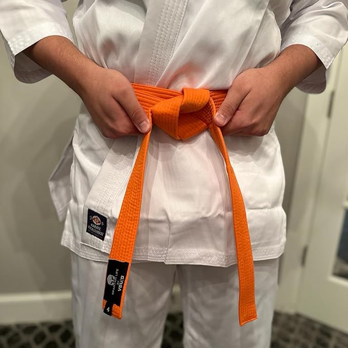 Karate Belt, All-Purpose Martial Arts Belt, Judo, Taekwondo Belt, Durable MMA Color Rank TKD Belt Size 0-6.-StrideForce Fitness