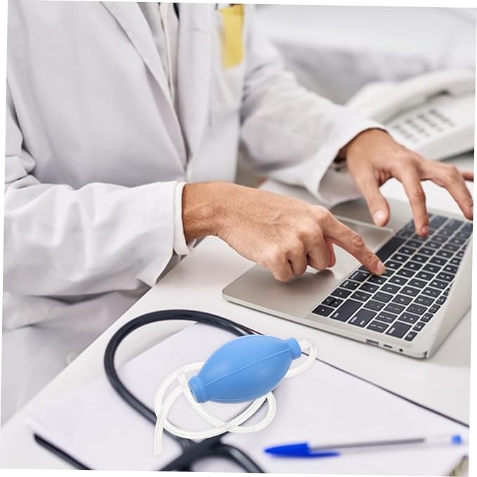 Oral Muscle Trainer Tongue Exerciser for Dysphagia Rehabilitation Blue Long Tube Swallowing Training Tool Suitable for Speech Therapy and Muscle Strengthening