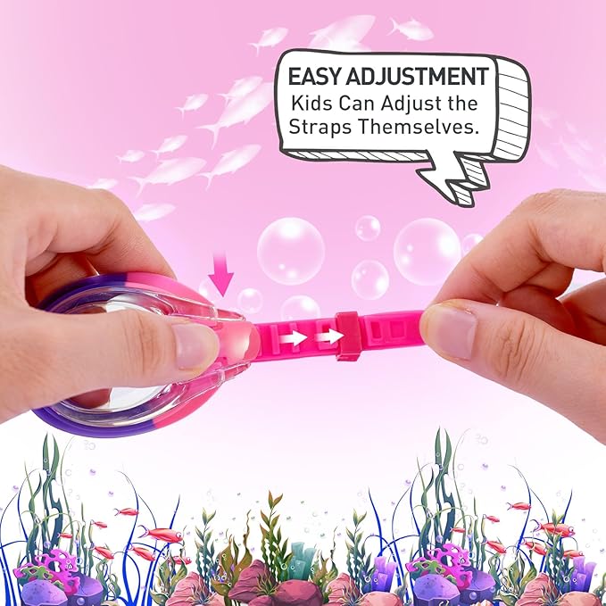 Aegend 2 Pack Kids Goggles, Swimming Goggles for Kids Age 4-16 Boys and Girls Youth, Anti-Fog Waterproof Anti-UV Pool Goggles-StrideForce Fitness