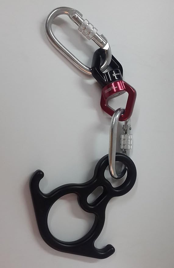 DASKING Aerial Silks Starter Kit - Durable 11Yards of Aerial Yoga Hammock with Hardware, Aerial Swing for Acrobatic Flying Yoga & All Levels (Aerial Rigging Point Up to 14ft)-StrideForce Fitness