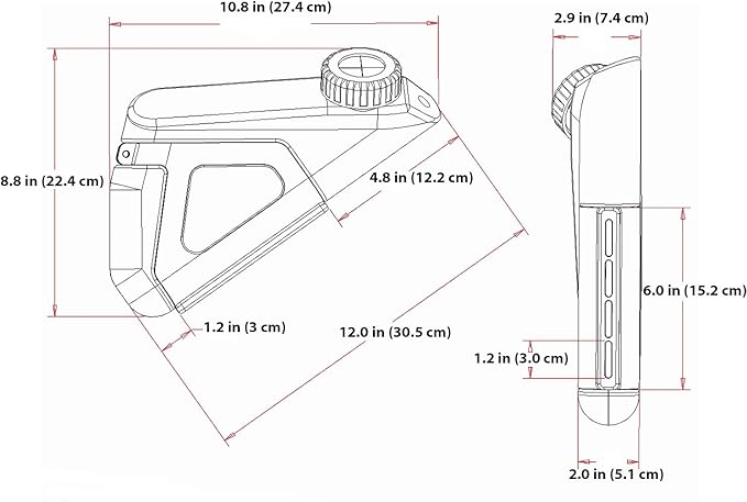 Speedfil F1 Bicycle Water Bottle, Hands-Free Frame Mounted Hydration System with Refill Port-StrideForce Fitness