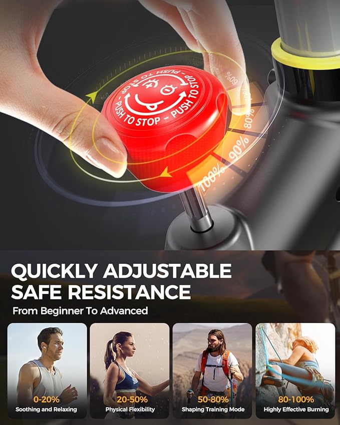 pooboo Exercise Bike, Adjustable Magnetic/Brake Pad Resistance Silent Belt Drive, Indoor Cycling Bike for Home Cardio, Fitness Stationary Bike with 350lbs/300lbs Weight Capacity &Upgraded Version Seat-StrideForce Fitness