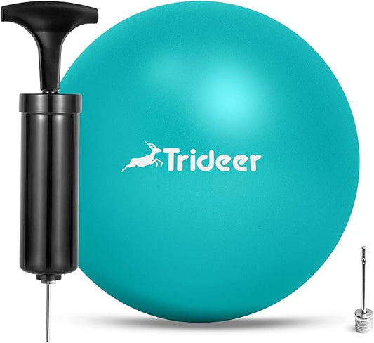 Trideer Pilates Ball - 7-8 inch with Pump, Small Core Ball for Yoga, Barre, Physical Therapy-StrideForce Fitness