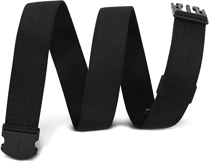 WHIPPY Mens Elastic Stretch Belt Unisex Adventure Web Belt for Women Men with Non-Metal Buckle Adjustable Belts-StrideForce Fitness