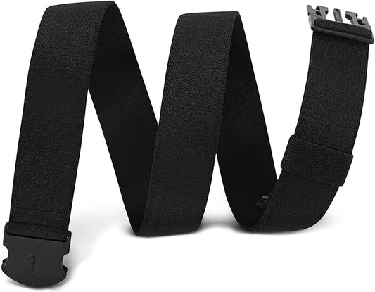 WHIPPY Mens Elastic Stretch Belt Unisex Adventure Web Belt for Women Men with Non-Metal Buckle Adjustable Belts-StrideForce Fitness