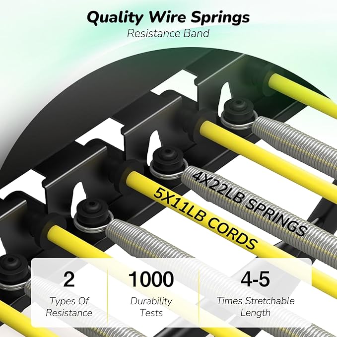 Pilates Reformer, Foldable Reformer Pilates Machine, Pilates Equipment for Home Women Use Gym Workout & Advanced and Beginners Users, Up to 400 lbs Weight Capacity Reformers-StrideForce Fitness