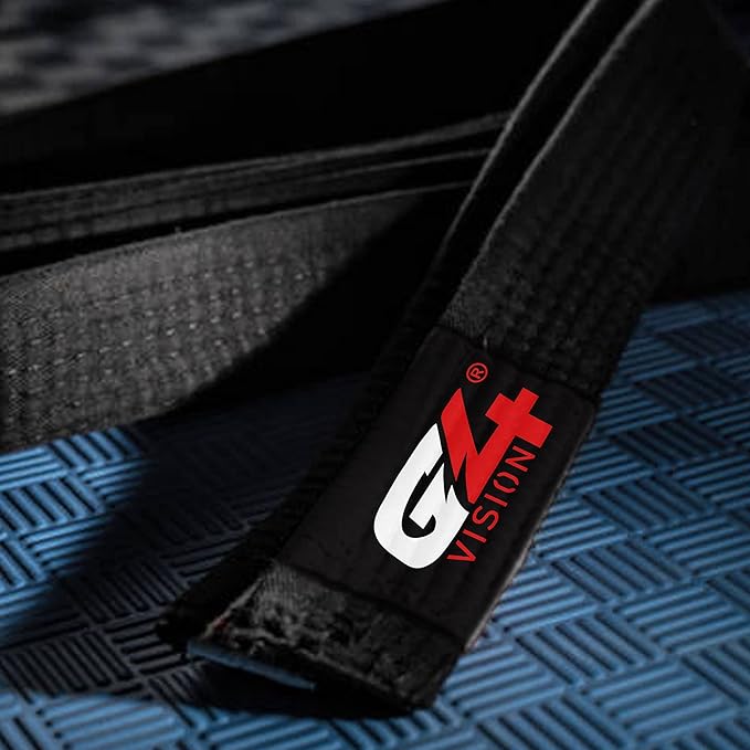 G4 VISION Jiu Jitsu Belt BJJ Belts Brazilian Adult A1 A2 A3 A4 Black Brown Purple Blue White-StrideForce Fitness