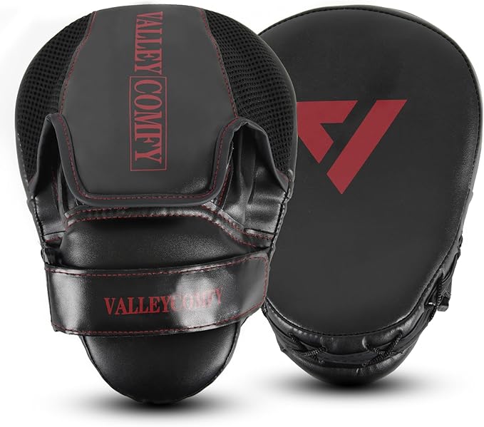 Valleycomfy Boxing Punching Mitts,Boxing Pads Mitts for Men,Ideal for Boxing Training,Kickboxing,Martial Arts-StrideForce Fitness