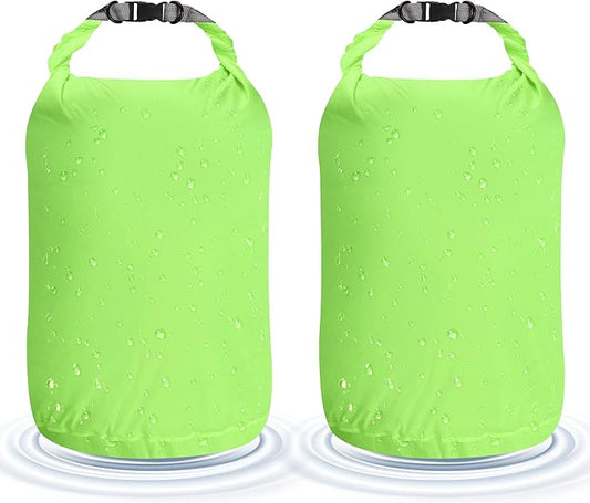 Desoto Waterproof Dry Bag 2 packs, 2L/5L/10L/20L/40L/70L Dry Sack Lightweight Portable, Dry Storage Bag to Keep Gear Dry Clean for Kayaking, Gym, Hiking, Swimming, Camping-StrideForce Fitness