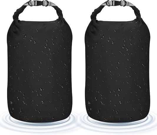 Desoto Waterproof Dry Bag 2 packs, 2L/5L/10L/20L/40L/70L Dry Sack Lightweight Portable, Dry Storage Bag to Keep Gear Dry Clean for Kayaking, Gym, Hiking, Swimming, Camping-StrideForce Fitness