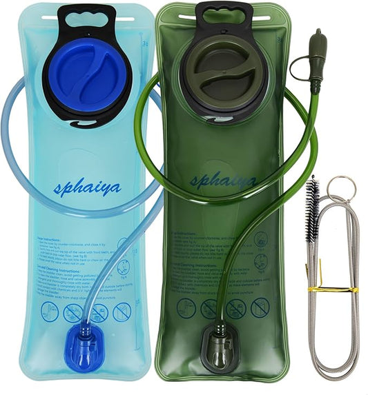 Hydration Bladder 2L-3L Water Storage Bag Reservoir,Military Hydration Pack Replacement for Hiking Biking Climbing Cycling Running Camping Backpack-StrideForce Fitness