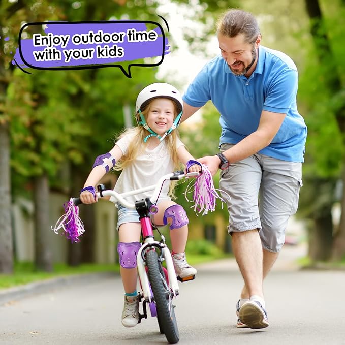 BOSONER Kids/Youth Knee Pad Elbow Pads Guards Protective Gear Set for Roller Skates Cycling BMX Bike Skateboard Inline Skatings Scooter Riding Sports-StrideForce Fitness