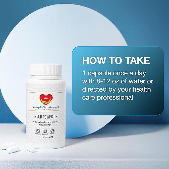 NAD+ Power Up Liposomal NAD+ Supplement – High Potency for Cellular Energy & Healthy Aging – Vegan, Gluten-Free, Non-GMO – for Men & Women – 30-Day Supply-StrideForce Fitness
