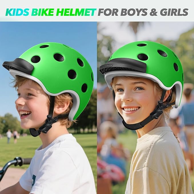 Kids Bike Helmet for 5-8-14 Kids Skateboard Helmet Boys Girls Child Youth Adjustable Lightweight Ventilation and Multi-Sports Scooter Cycling Roller Balance Bike-StrideForce Fitness