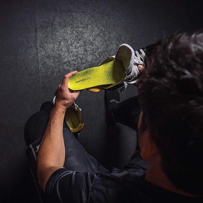 Superfeet Hockey Cushion Insoles - Foam Shoe Inserts for Skates - Professional Grade - Skate Size 9-10-StrideForce Fitness