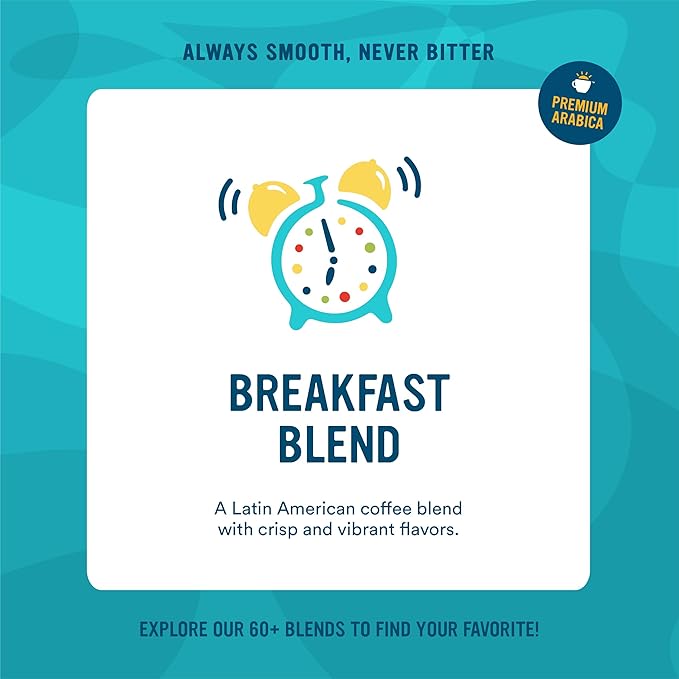 Cameron's Coffee Roasted Ground Coffee Bag, Breakfast Blend, 12 Ounce (Pack of 6)-StrideForce Fitness