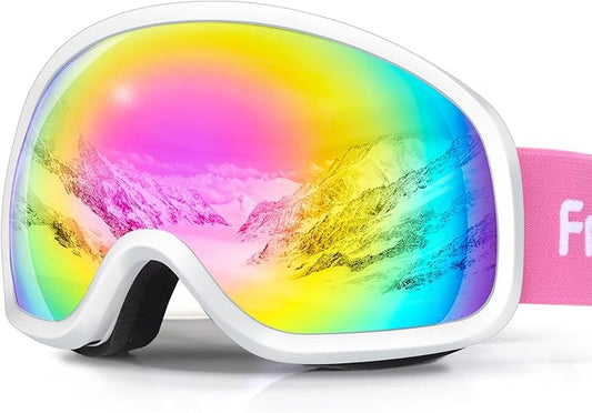 Freela Ski Goggles OTG Men Women, Over Glasses Snow Snowboard Sports Goggles for Adult Youth 100% UV400 Protection Anti Fog-StrideForce Fitness