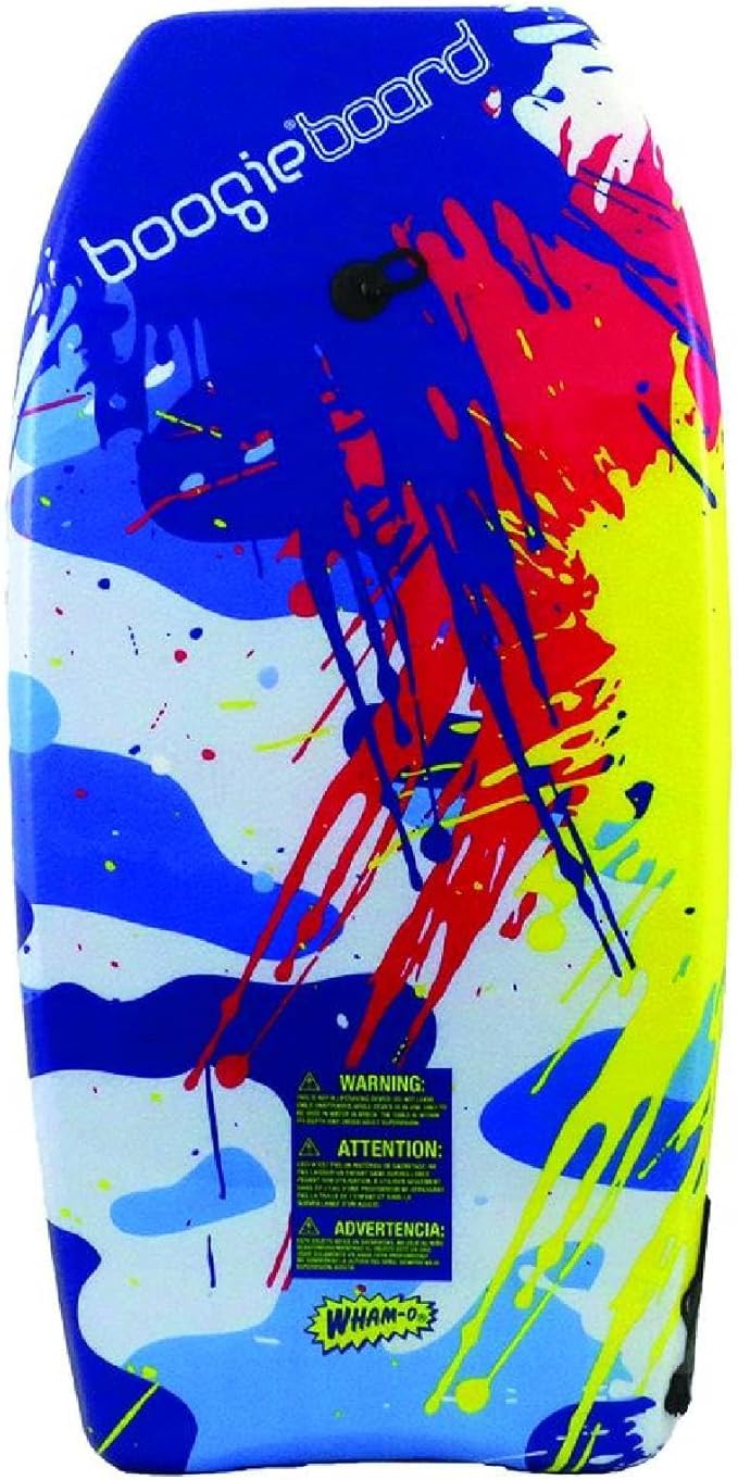 Wham-O Boogie Boards, 37" Body Board for Beach, Lightweight Bodyboard with Wrist Leash for Beginners and Training All Wave Conditions(1 Pack)-StrideForce Fitness